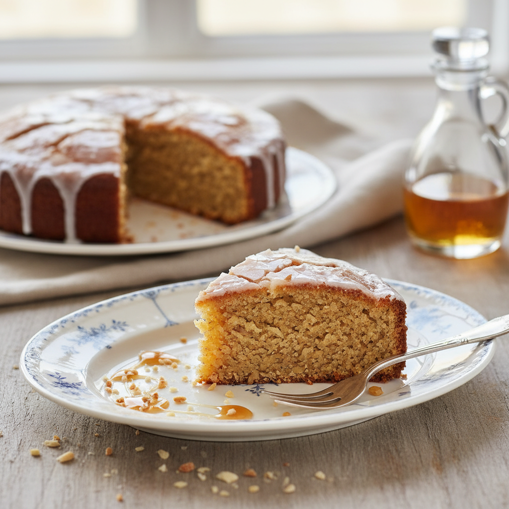 Photo de Recette de gâteau nantais fondant aux amandes et au rhum