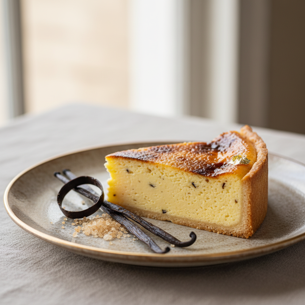 Photo de Recette du flan pâtissier onctueux à la vanille Bourbon