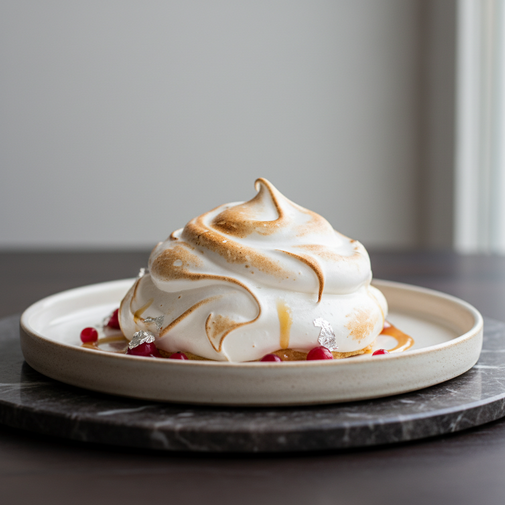 Photo de Recette de la meringue italienne soyeuse et brillante