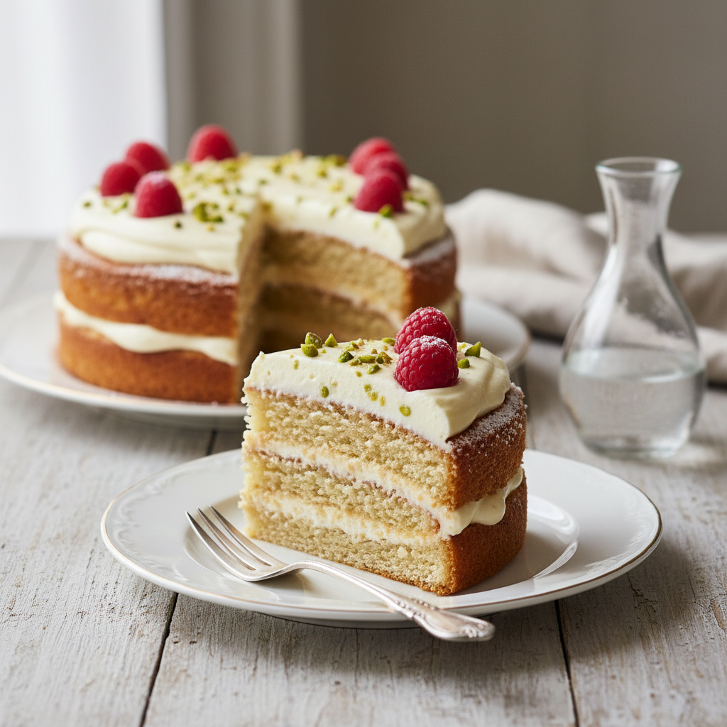 Photo de Recette de gâteau à la crème fraîche épaisse et fondante