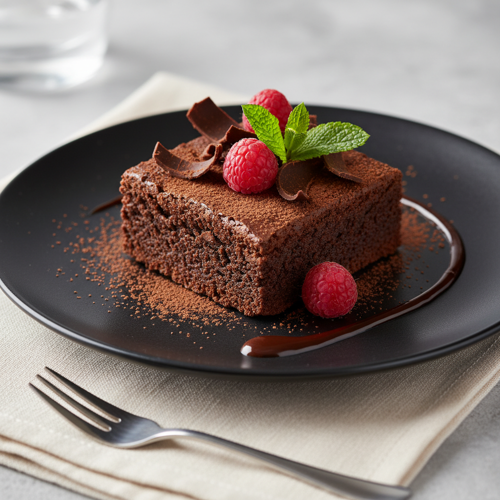 Photo de Recette du brownie au chocolat intense et ultra fondant
