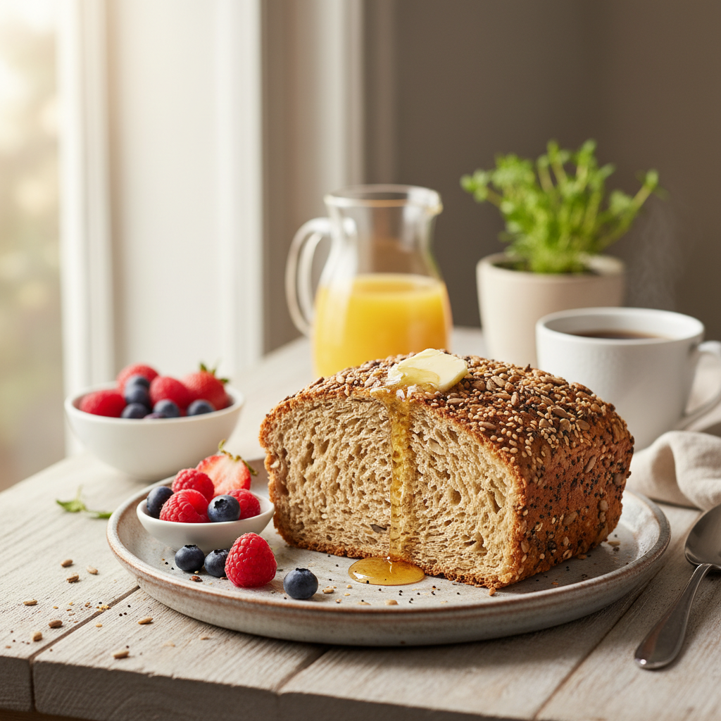 Photo de Recette de pain sans gluten moelleux aux graines