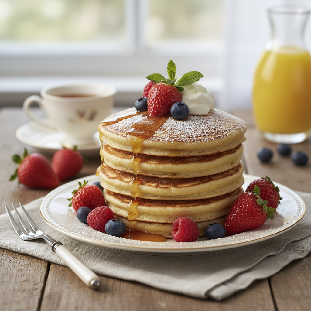 Photo de Recette de pancakes ultra moelleux et rapides à cuisiner