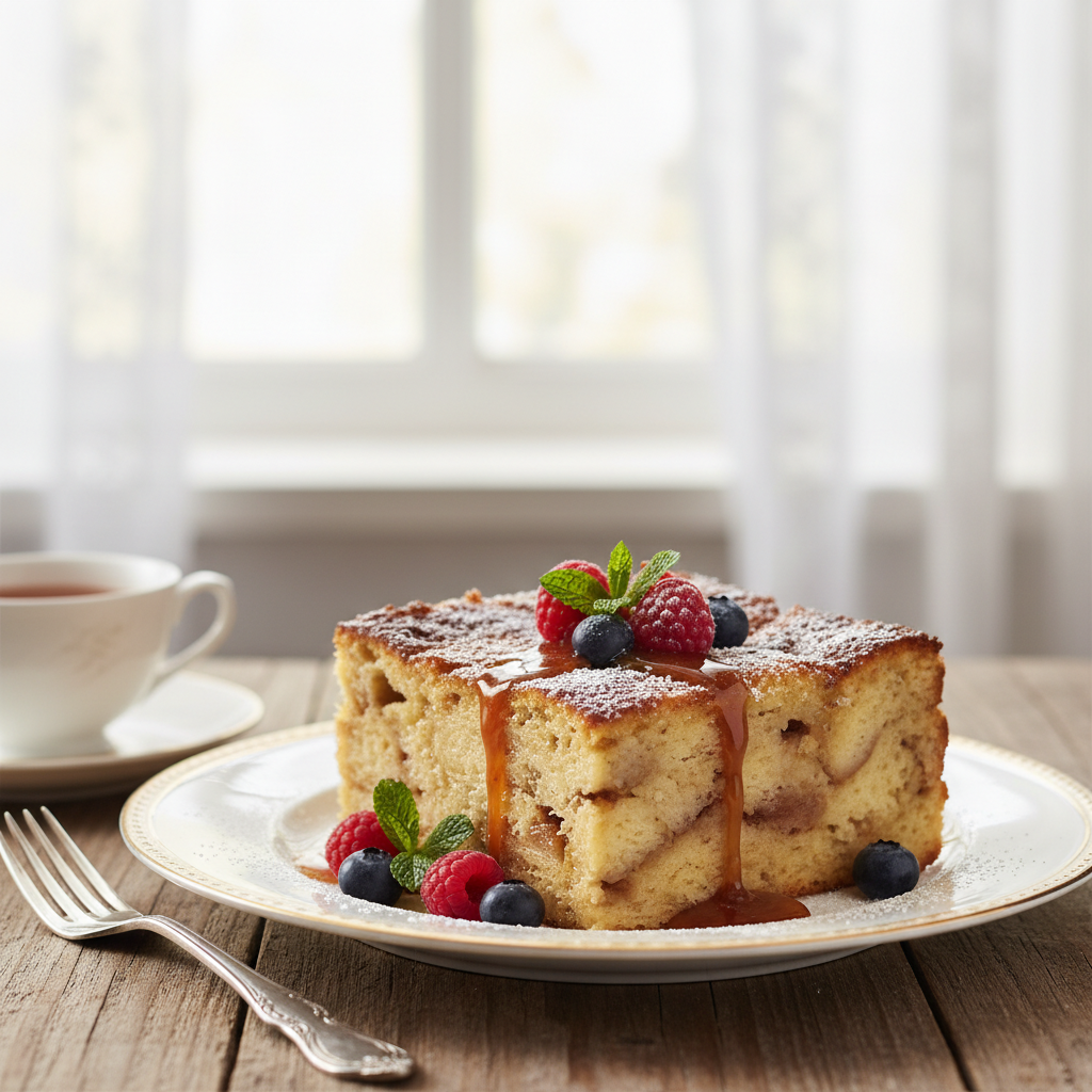 Photo de Recette de pudding au vieux pain façon grand-mère