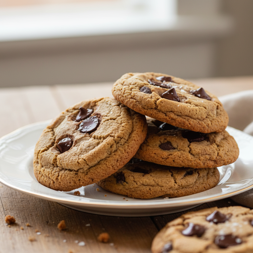 Photo de Recette de cookies croustillants et fondants au chocolat
