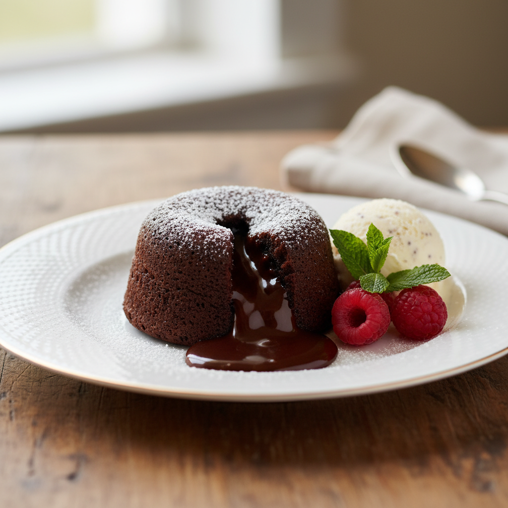 Photo de Recette de moelleux au chocolat fondant de Cyril Lignac