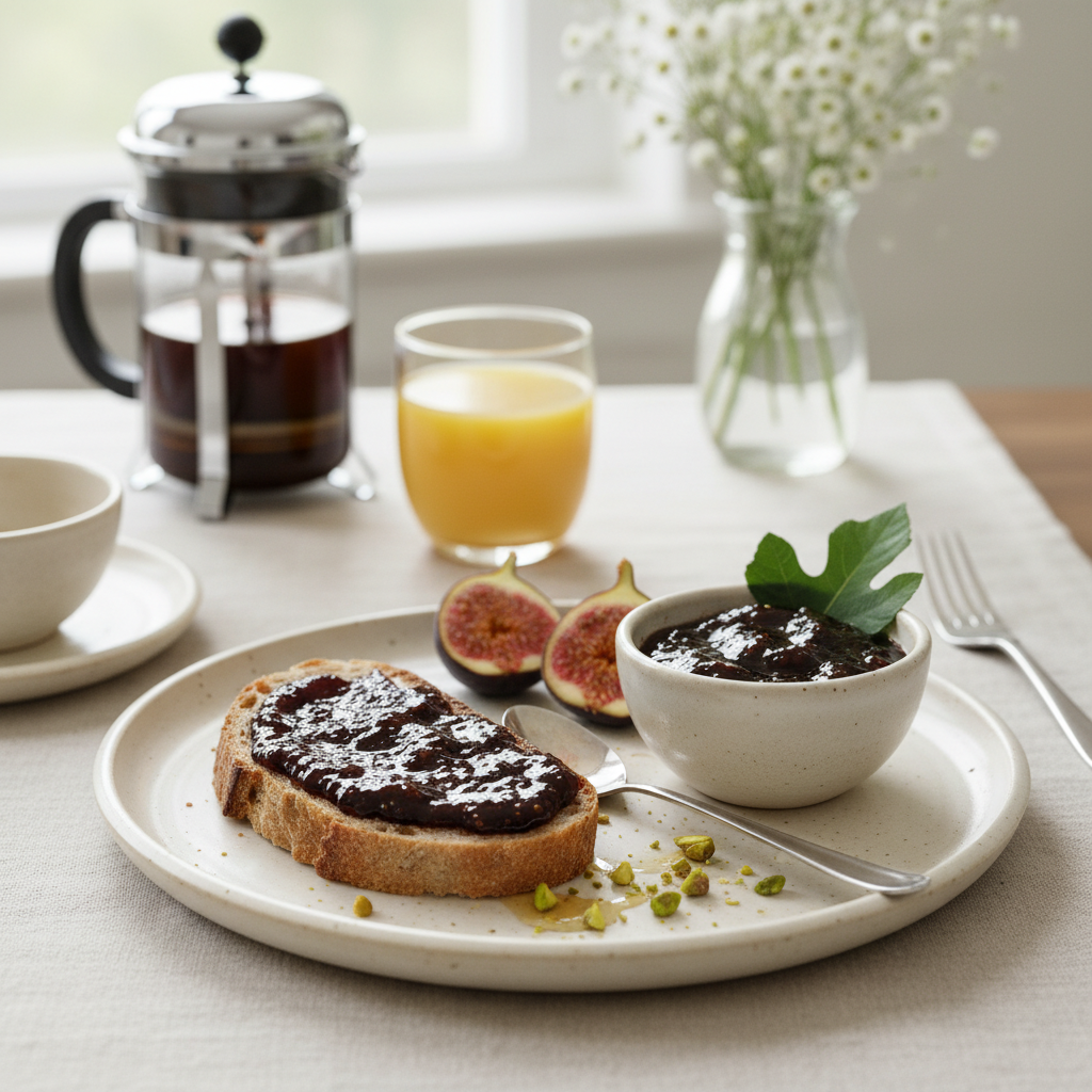 Photo de Recette de figues confiture onctueuse et parfumée