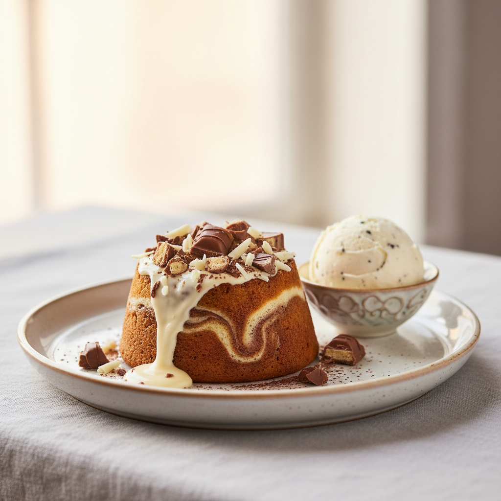 Photo de Recette de gâteau kinder fondant et ultra gourmand
