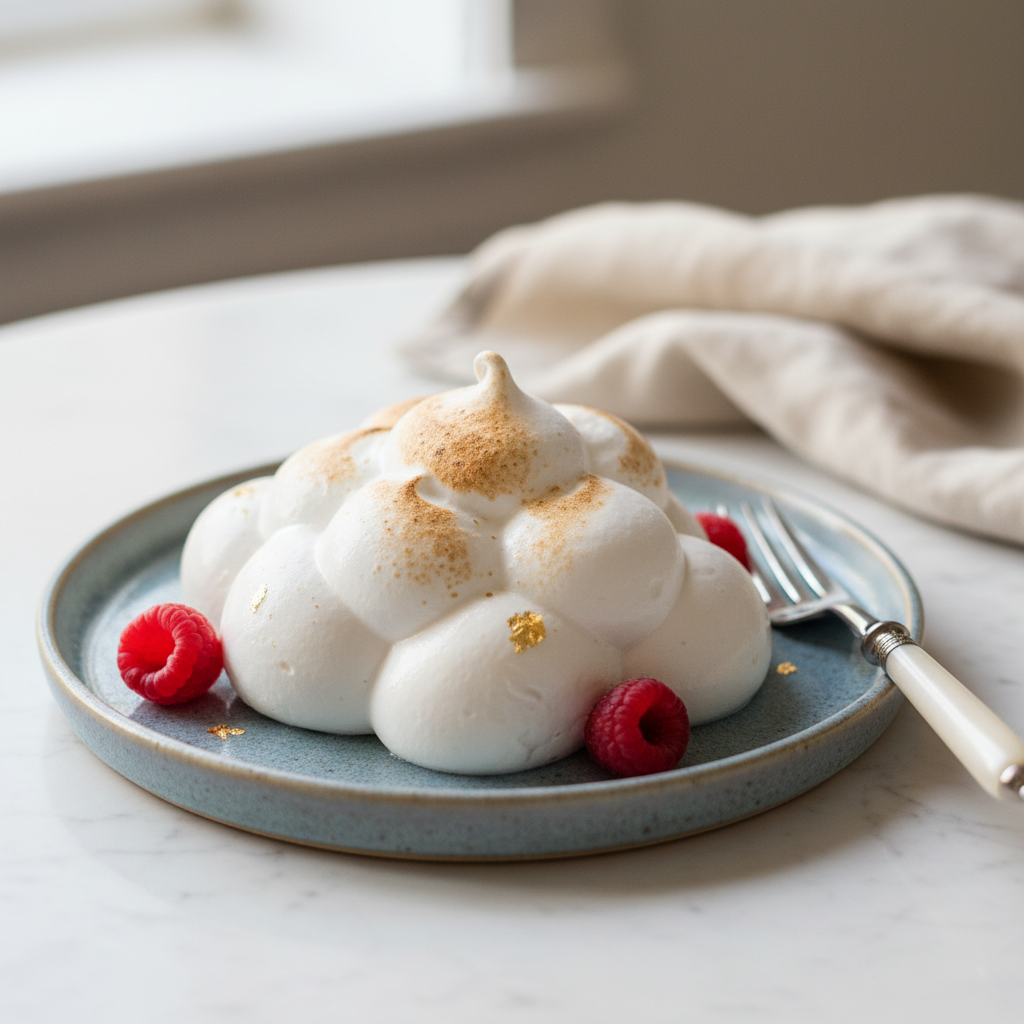Photo de Recette de la meringue italienne onctueuse et ferme