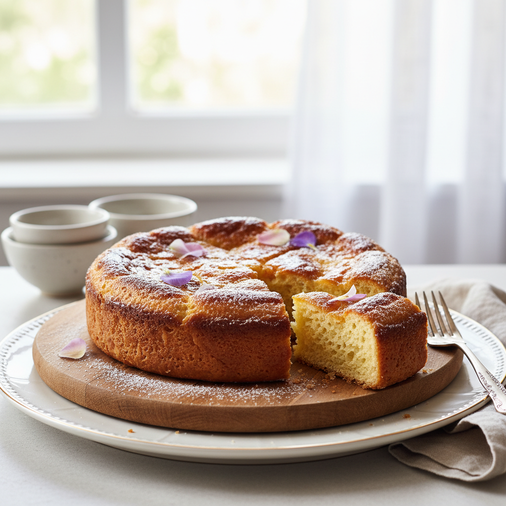 Photo de Recette de la tarte au sucre moelleuse façon briochée