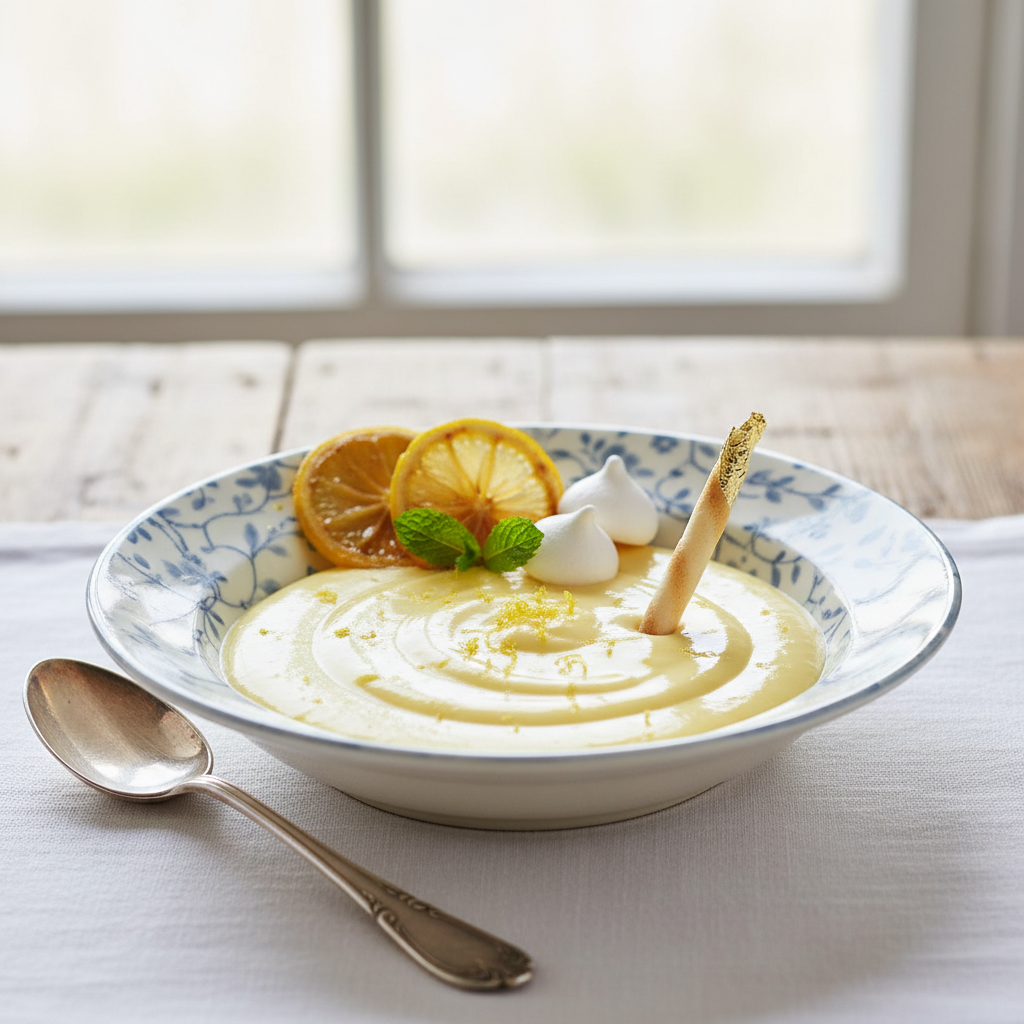 Photo de Recette de la crème au citron onctueuse et acidulée