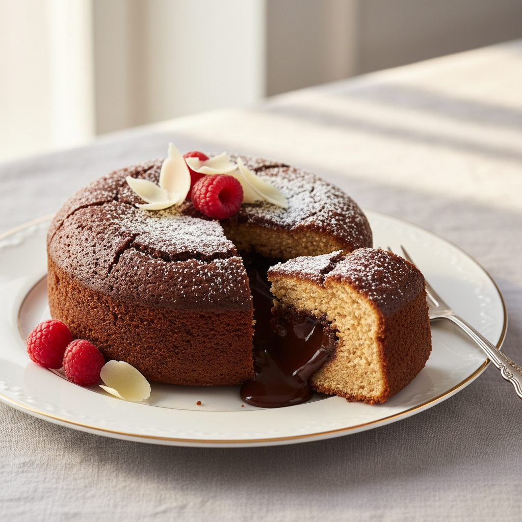 Photo de Recette du gâteau au yaourt et chocolat fondant