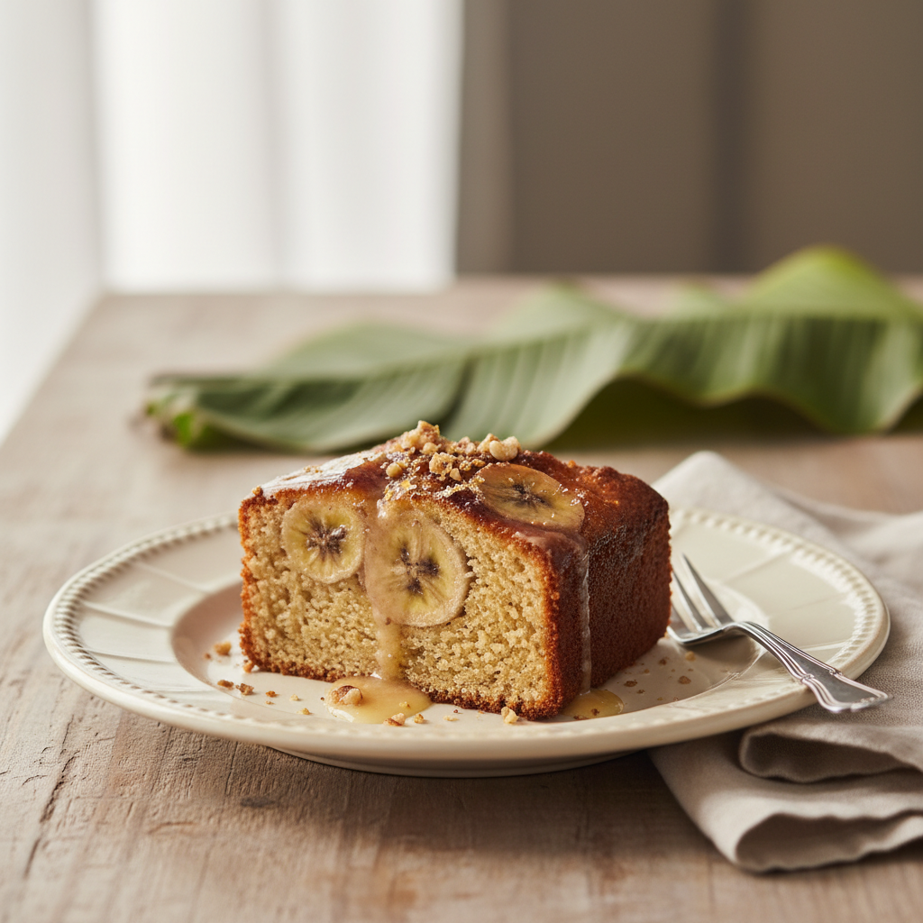 Photo de Recette de gâteau aux bananes moelleux et fondant