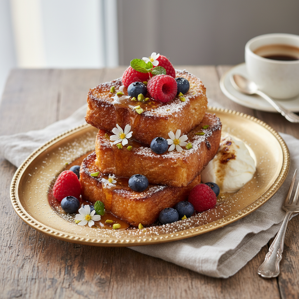 Photo de Recette de brioche perdue façon pain perdu ultra gourmande