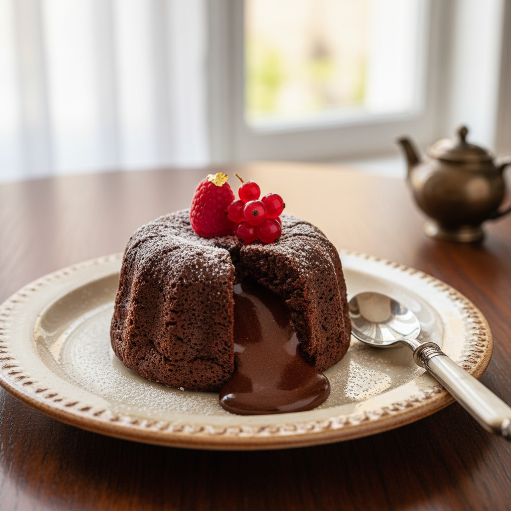 Photo de Recette du moelleux chocolat cyril lignac ultra fondant