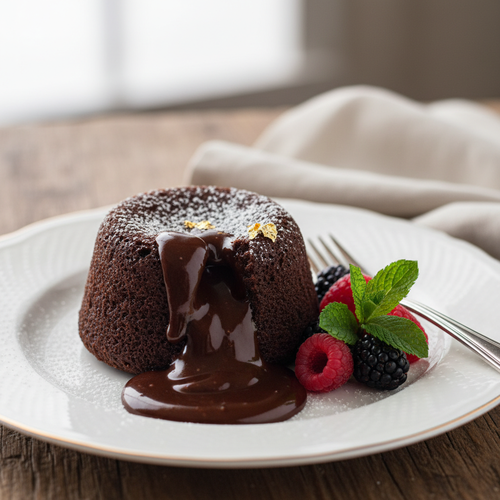 Photo de Recette de gâteau au chocolat intense et fondant