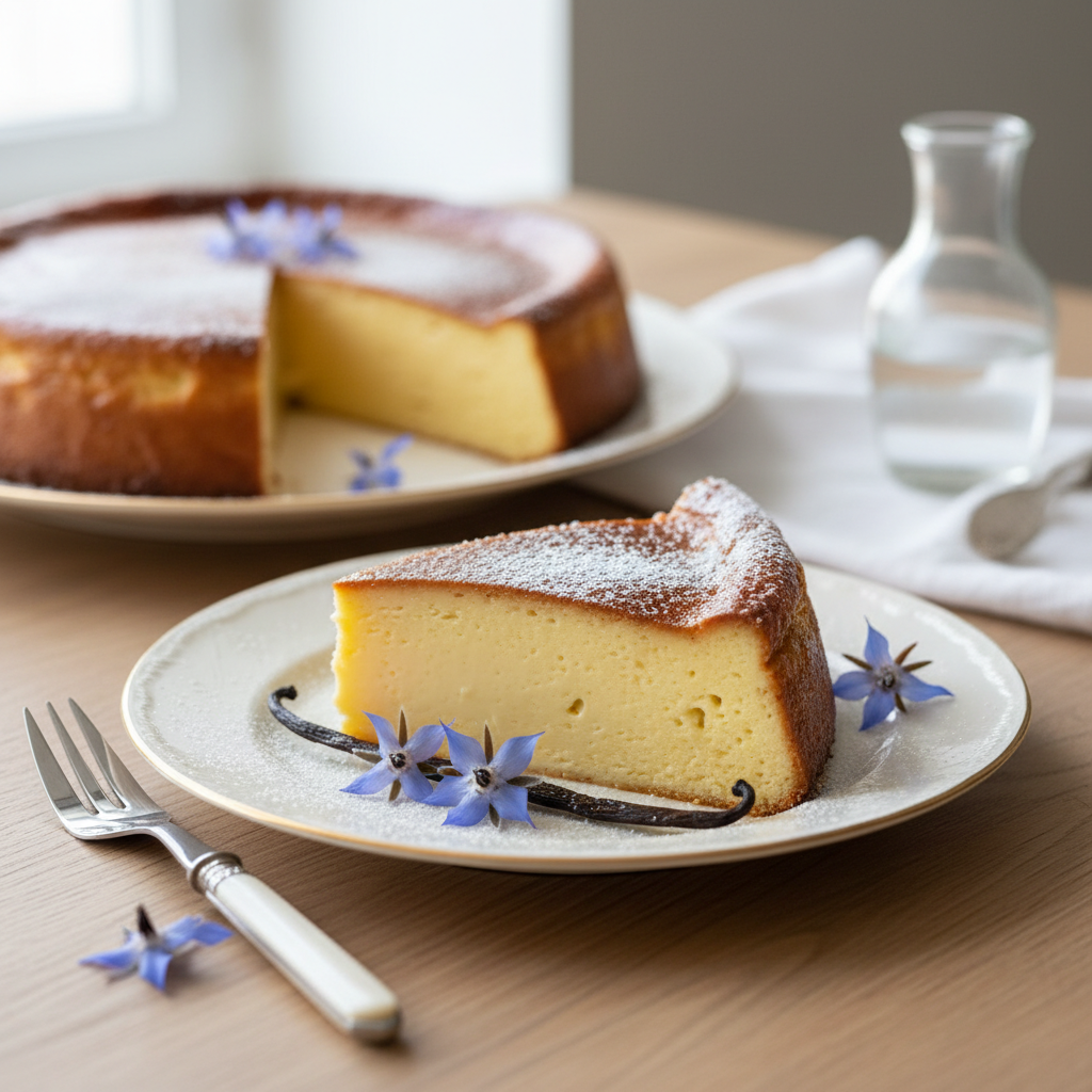 Photo de Recette du flan pâtissier vanille onctueux et généreux