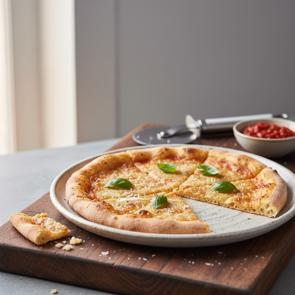 Photo de Recette de la pâte à pizza italienne fine et croustillante