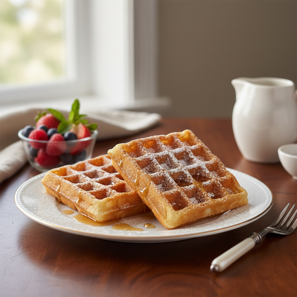 Photo de Recette des gaufres liégeoises au sucre perlé croquant