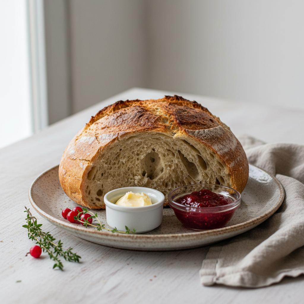 Photo de Recette du pain cocotte inratable à la croûte craquante