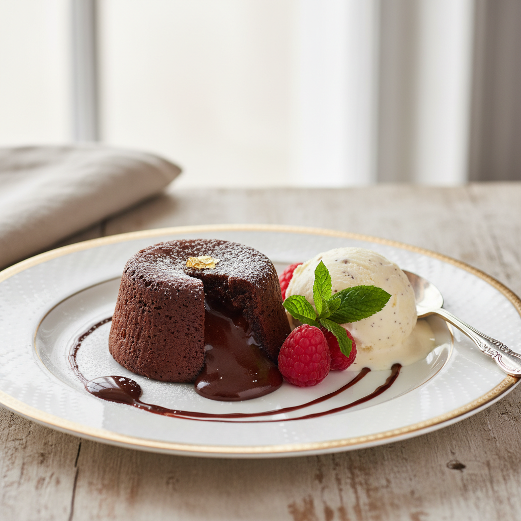 Photo de Recette du fondant au chocolat Nestlé intense et fondant