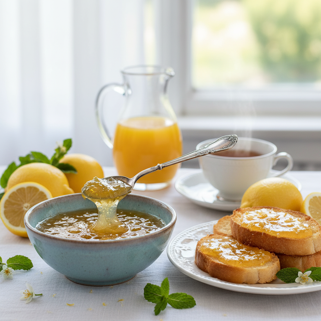 Photo de Recette de confiture de citrons parfumée et fondante