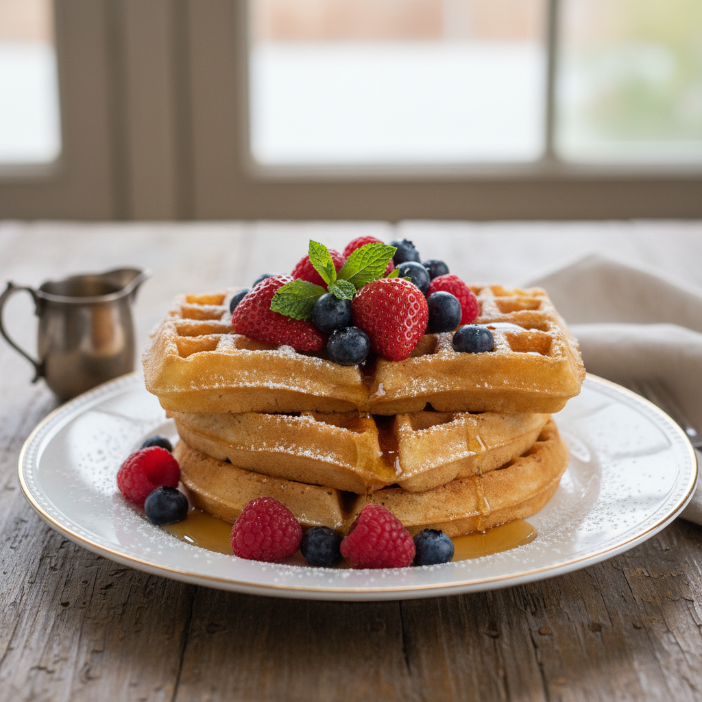 Photo de Recette de gaufres croustillantes et faciles à faire