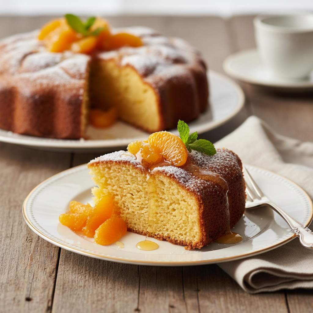 Photo de Recette de gâteau à l'orange moelleux et parfumé