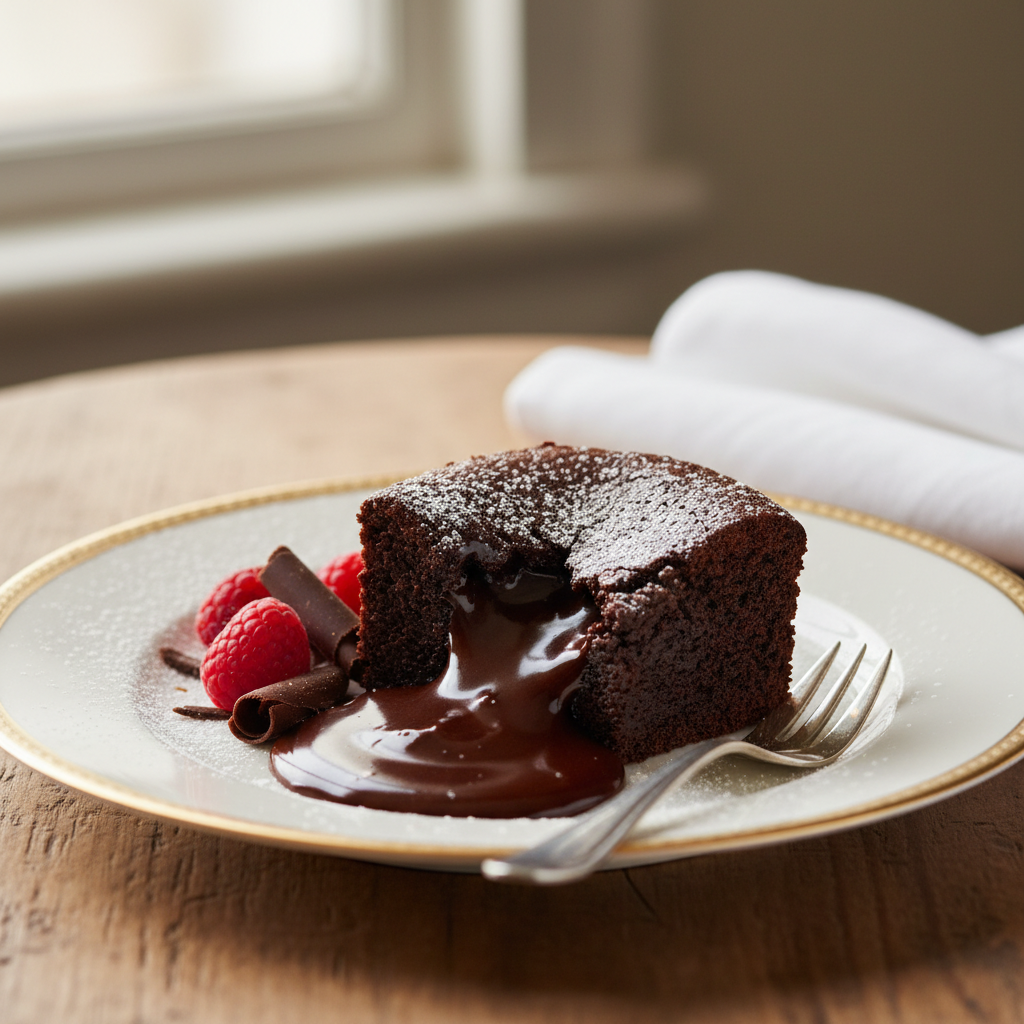 Photo de Recette de gâteau au chocolat intense et fondant