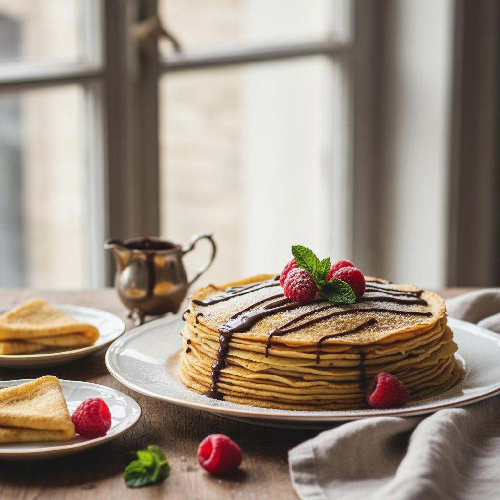 Photo de Recette de crêpes express pour un goûter improvisé