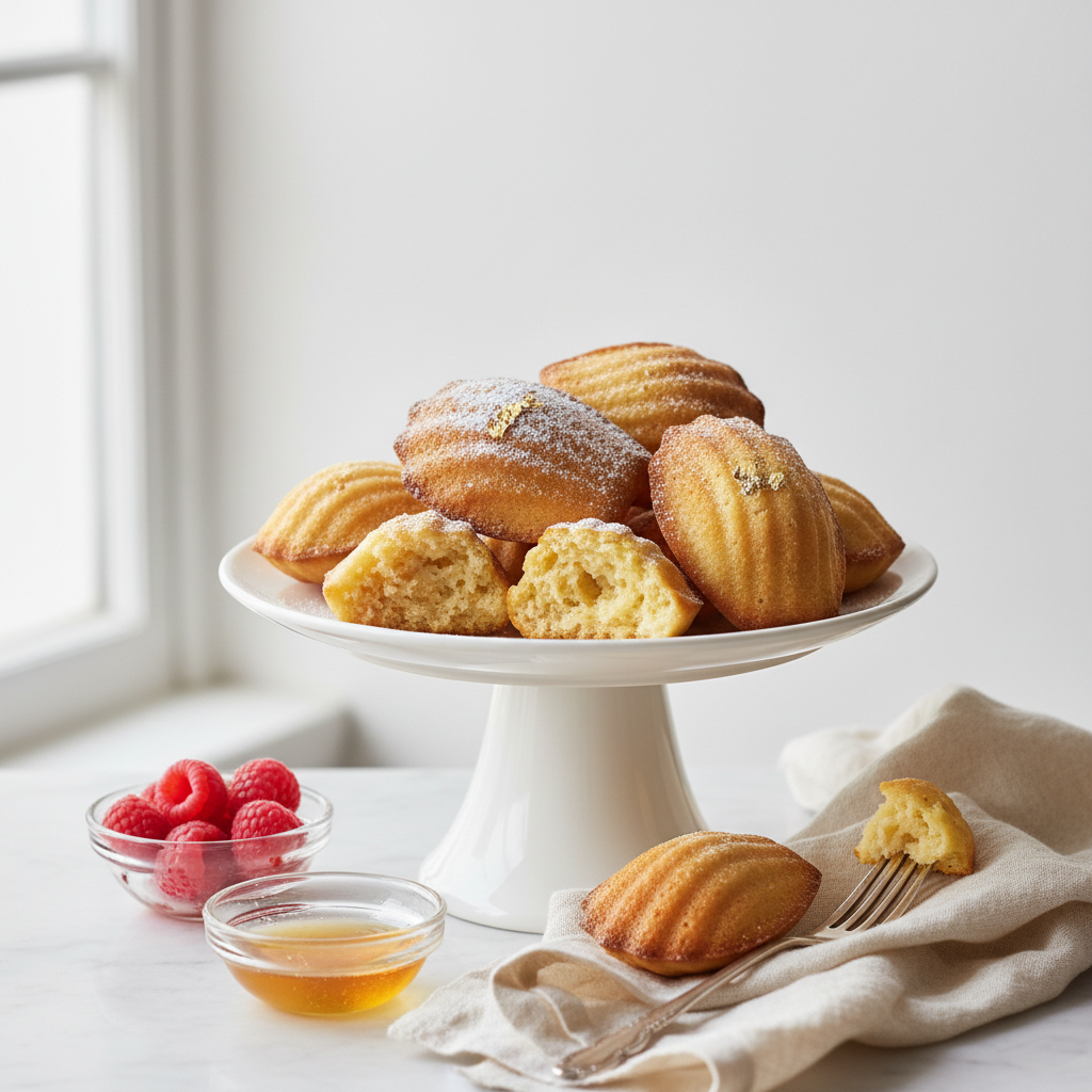 Photo de Recette de madeleine au Thermomix pour une bosse parfaite