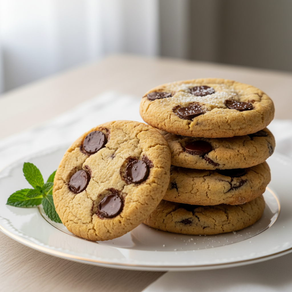 Photo de Recette de cookies sans beurre à l'huile et pépites fondantes