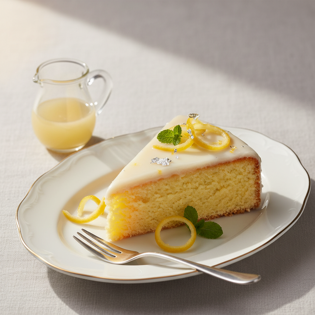 Photo de Recette du cake au citron moelleux de Cyril Lignac