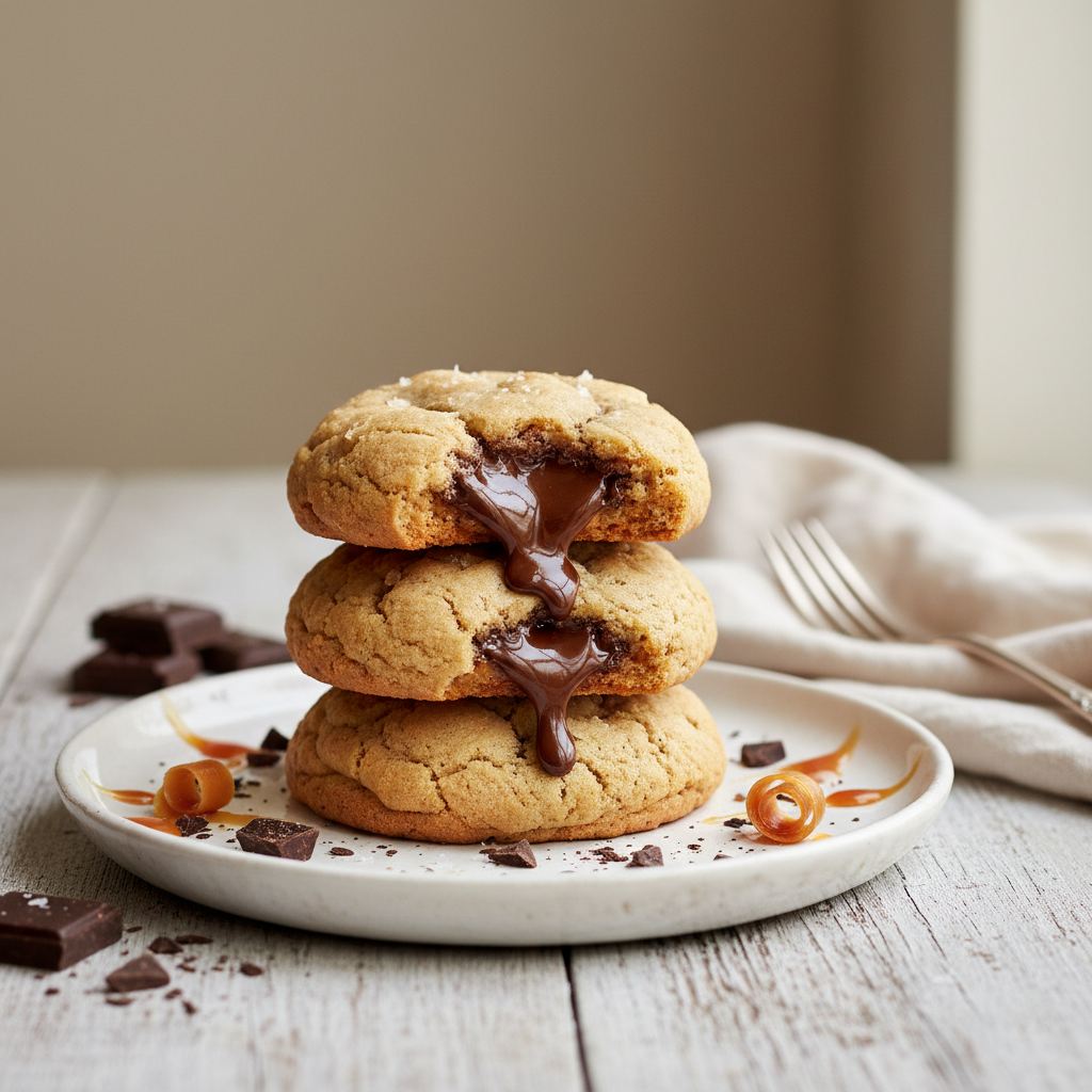 Photo de Recette des cookies bombés au cœur tendre et généreux