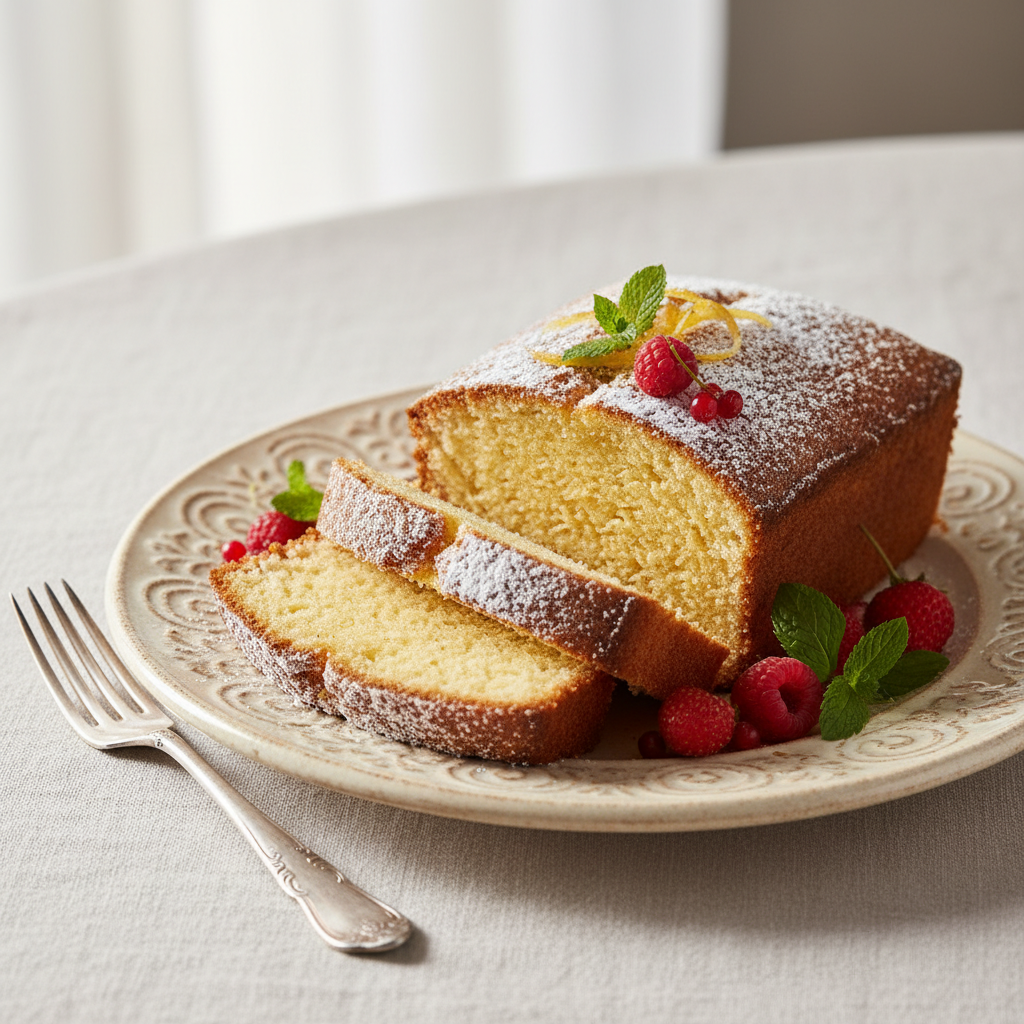 Photo de Recette du quatre-quart de grand-mère traditionnel et fondant