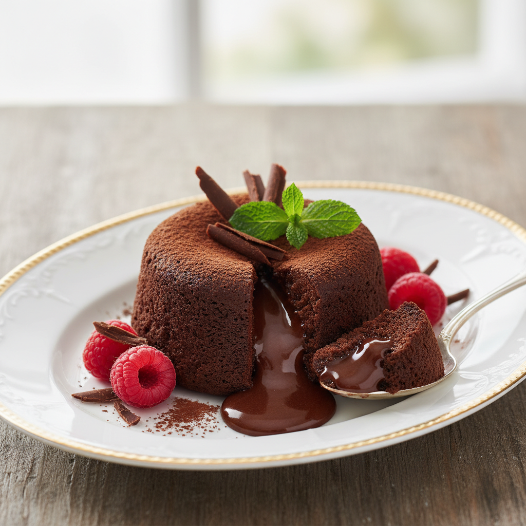 Photo de Recette du fondant au chocolat Nestlé Dessert original