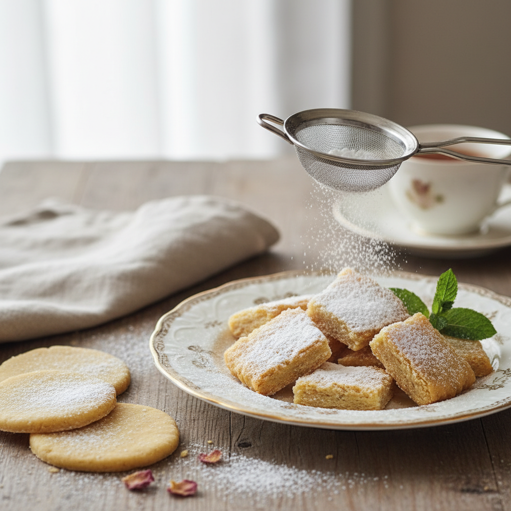 Photo de Recette de pâte sablée friable au sucre glace