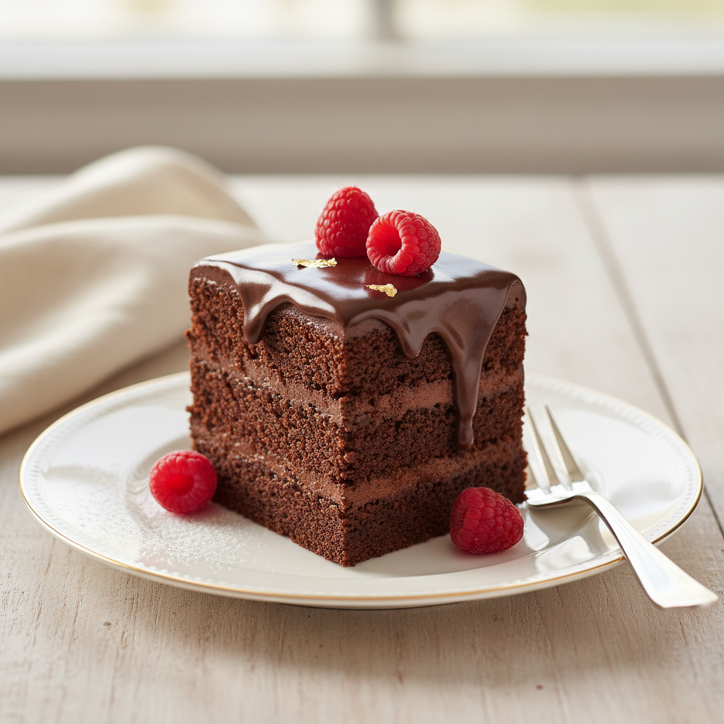 Photo de Recette de gâteau au chocolat moelleux et irrésistible