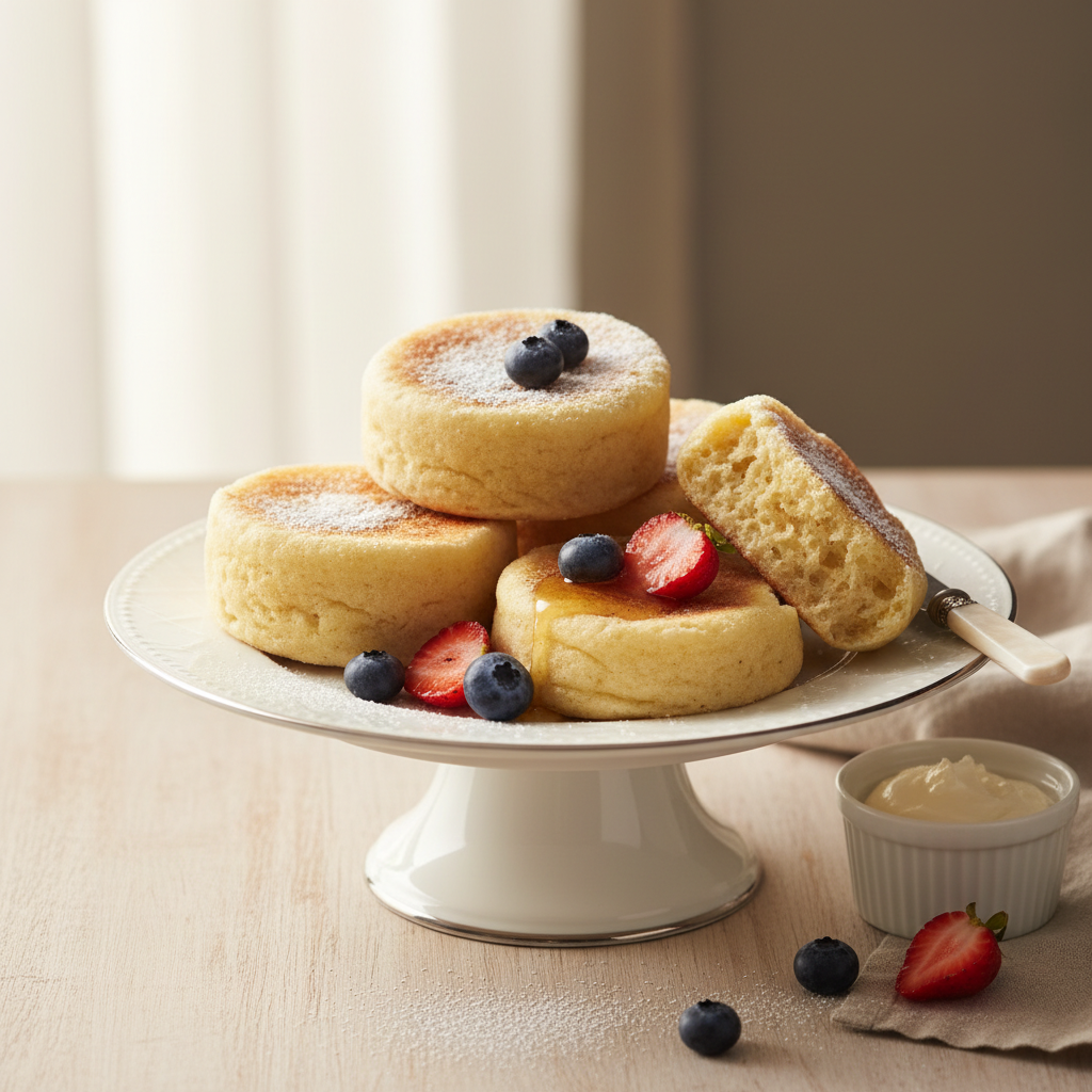 Photo de Recette des muffins anglais traditionnels et moelleux