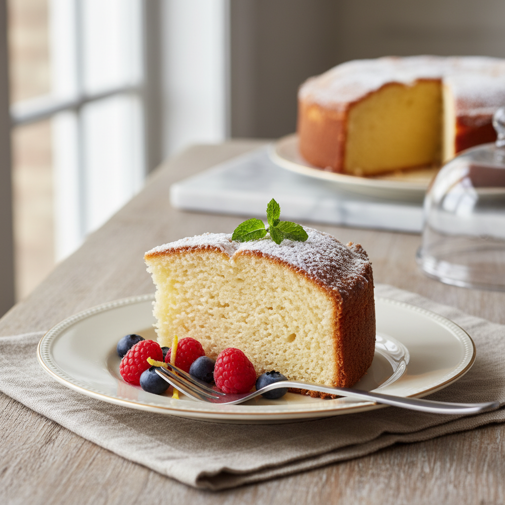 Photo de Recette de gâteau nature moelleux et traditionnel