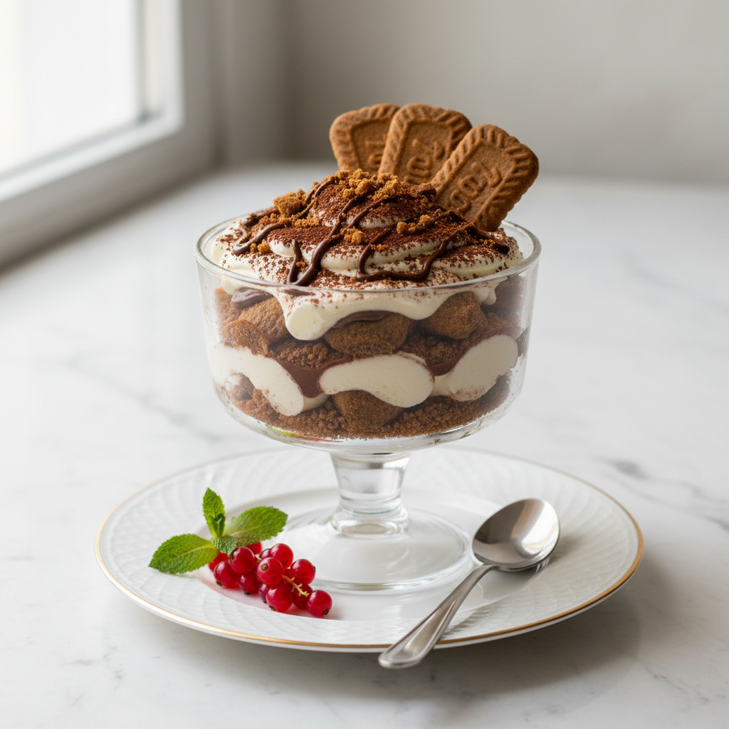 Photo de Recette du tiramisu au nutella et speculoos ultra fondant