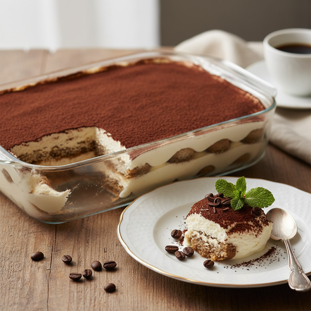 Photo de Recette du tiramisu italien traditionnel et crémeux