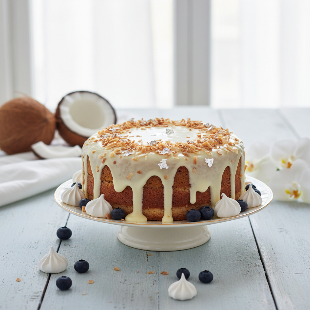Photo de Recette de gâteau à la noix de coco ultra fondant