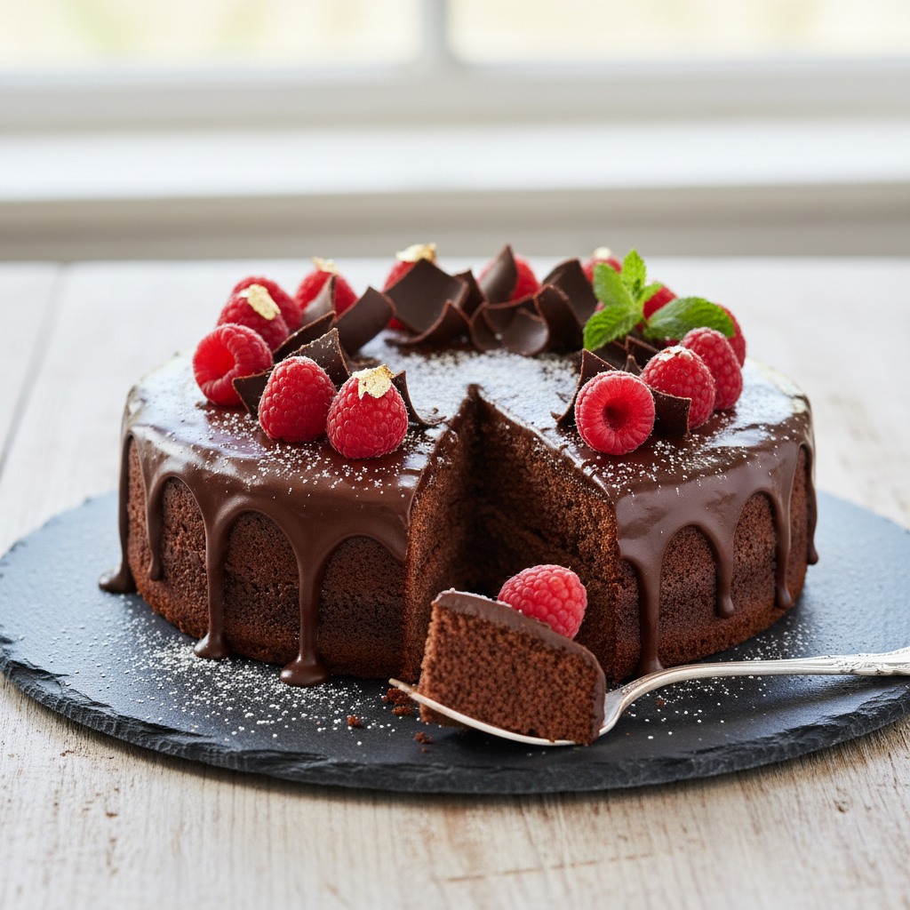 Photo de Recette de gâteau au chocolat maison simple et rapide