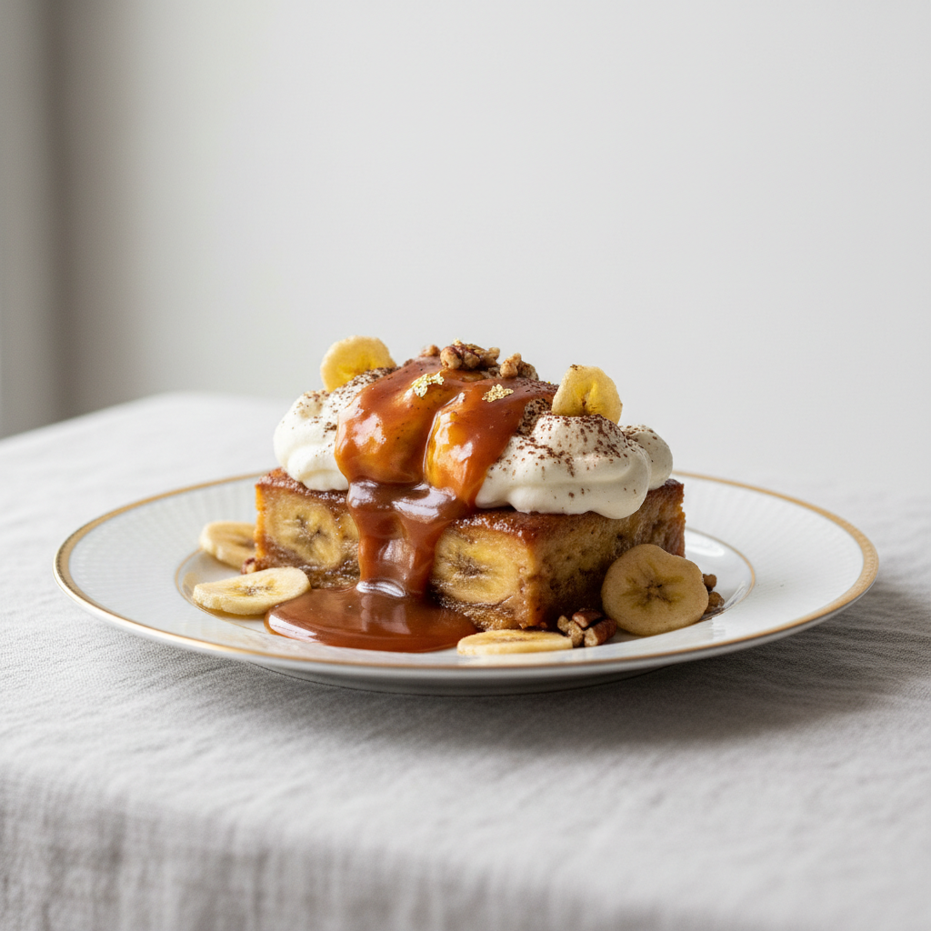 Photo de Recette du banoffee pie fondant au caramel beurre salé