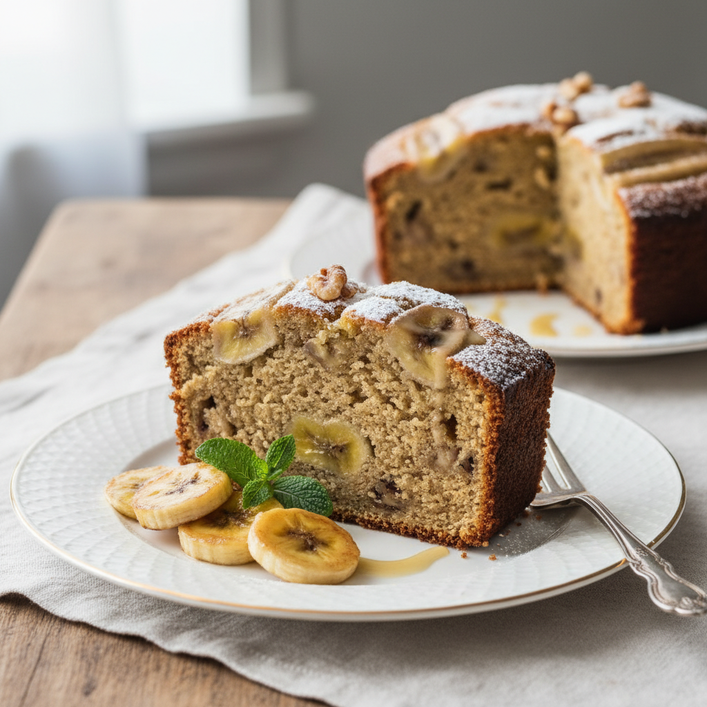 Photo de Recette du gâteau aux bananes moelleux et parfumé
