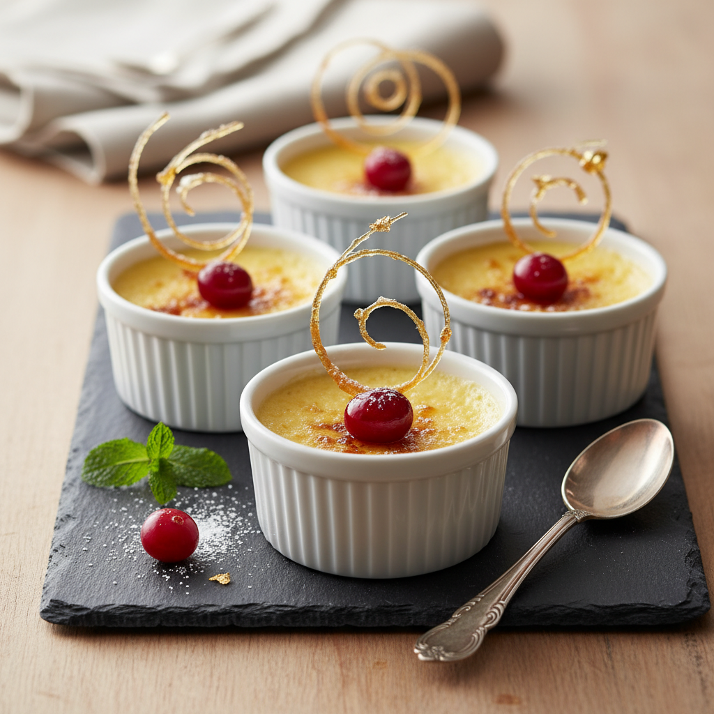 Photo de Recette de crème aux oeufs à l'ancienne onctueuse