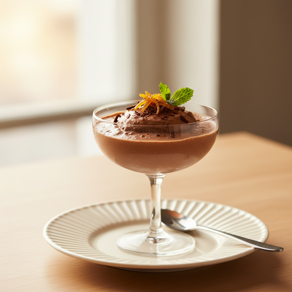 Photo de Recette de mousse au chocolat au lait onctueuse et légère