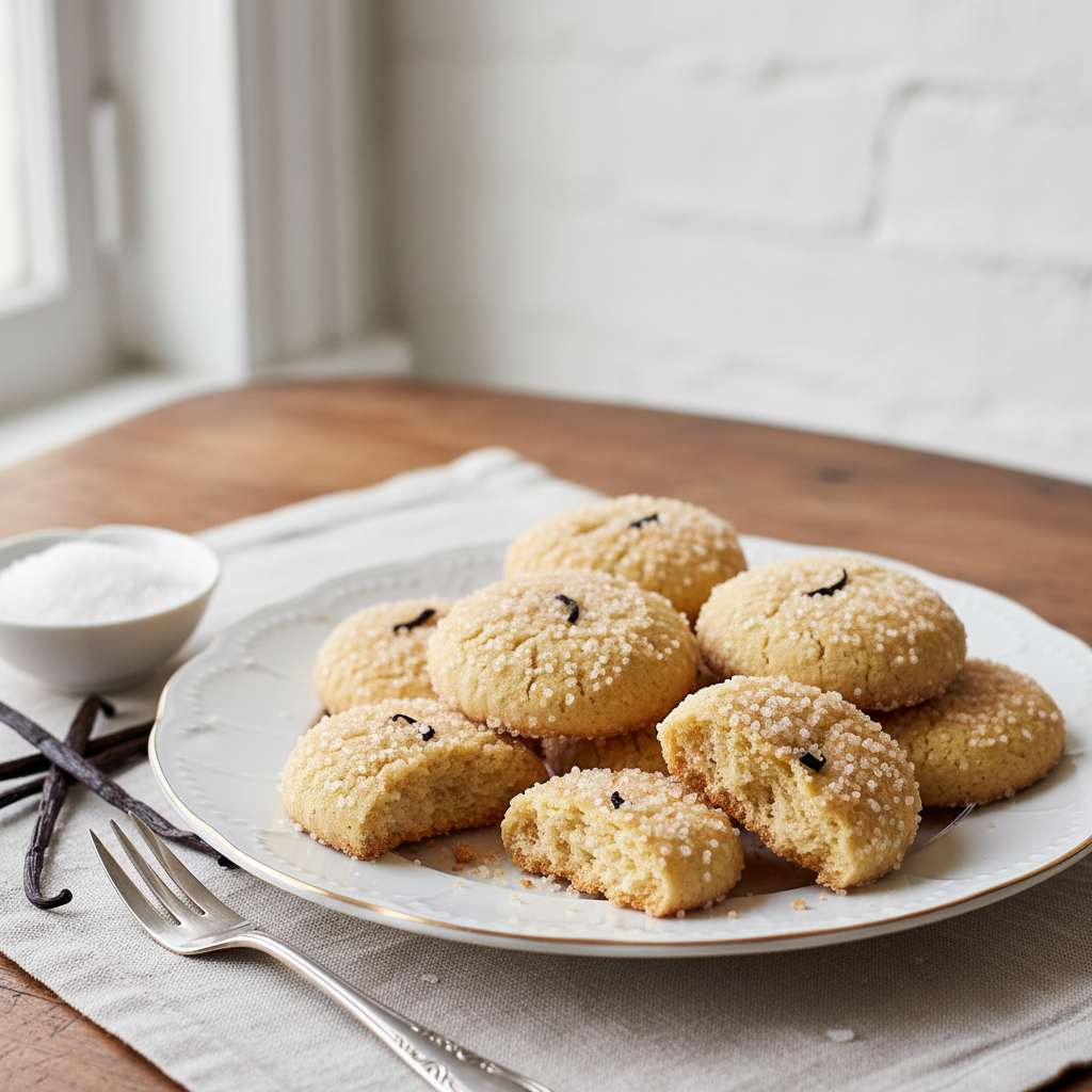 Photo de Recette des sablés diamants fondants à la vanille