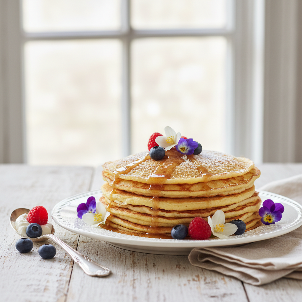 Photo de Recette de crêpes moelleuses et parfumées au beurre noisette